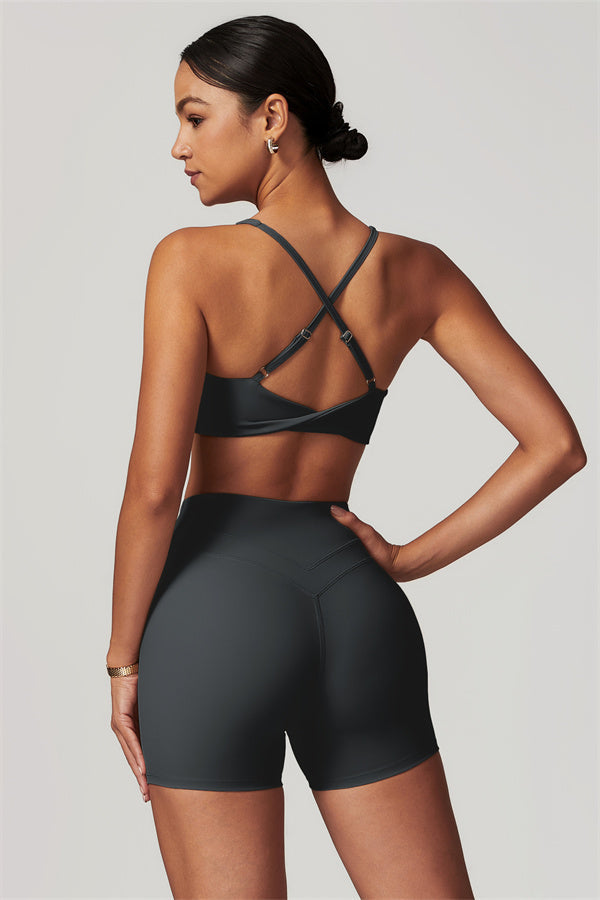 The Enigma Sports Bra Shorts 2-Piece Set