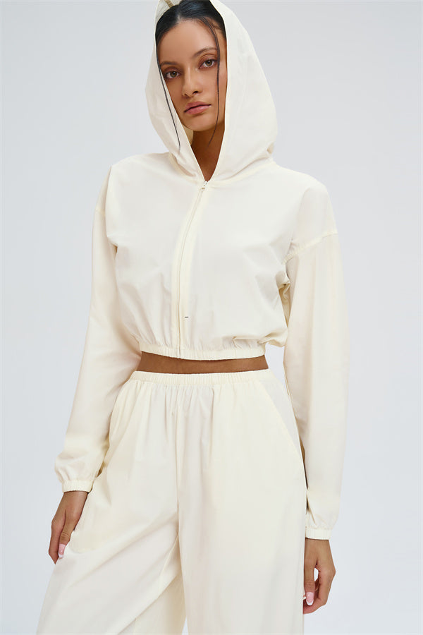 The Svelte UV protection Crop Hoodie