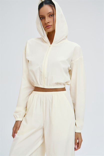 The Svelte UV protection Crop Hoodie