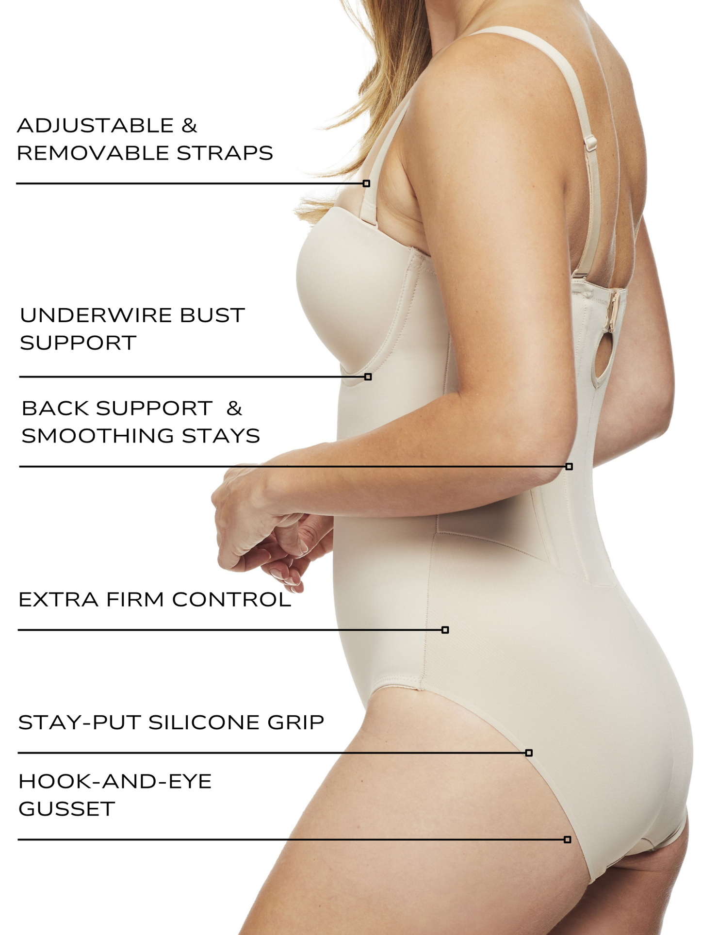 Shape Away® Strapless Shaping Bodysuit