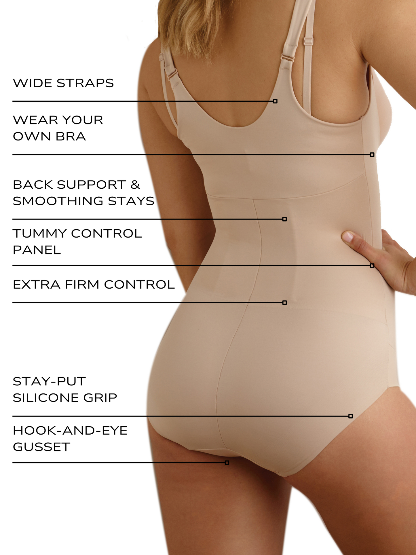 Shape Away® Open-Bust Shaping Bodysuit