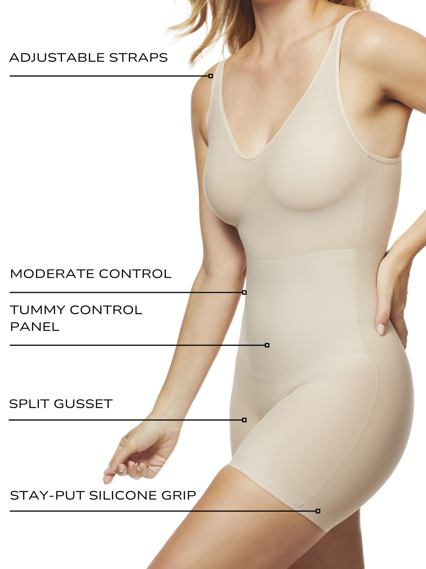 Mid-Thigh Shaping Bodysuit