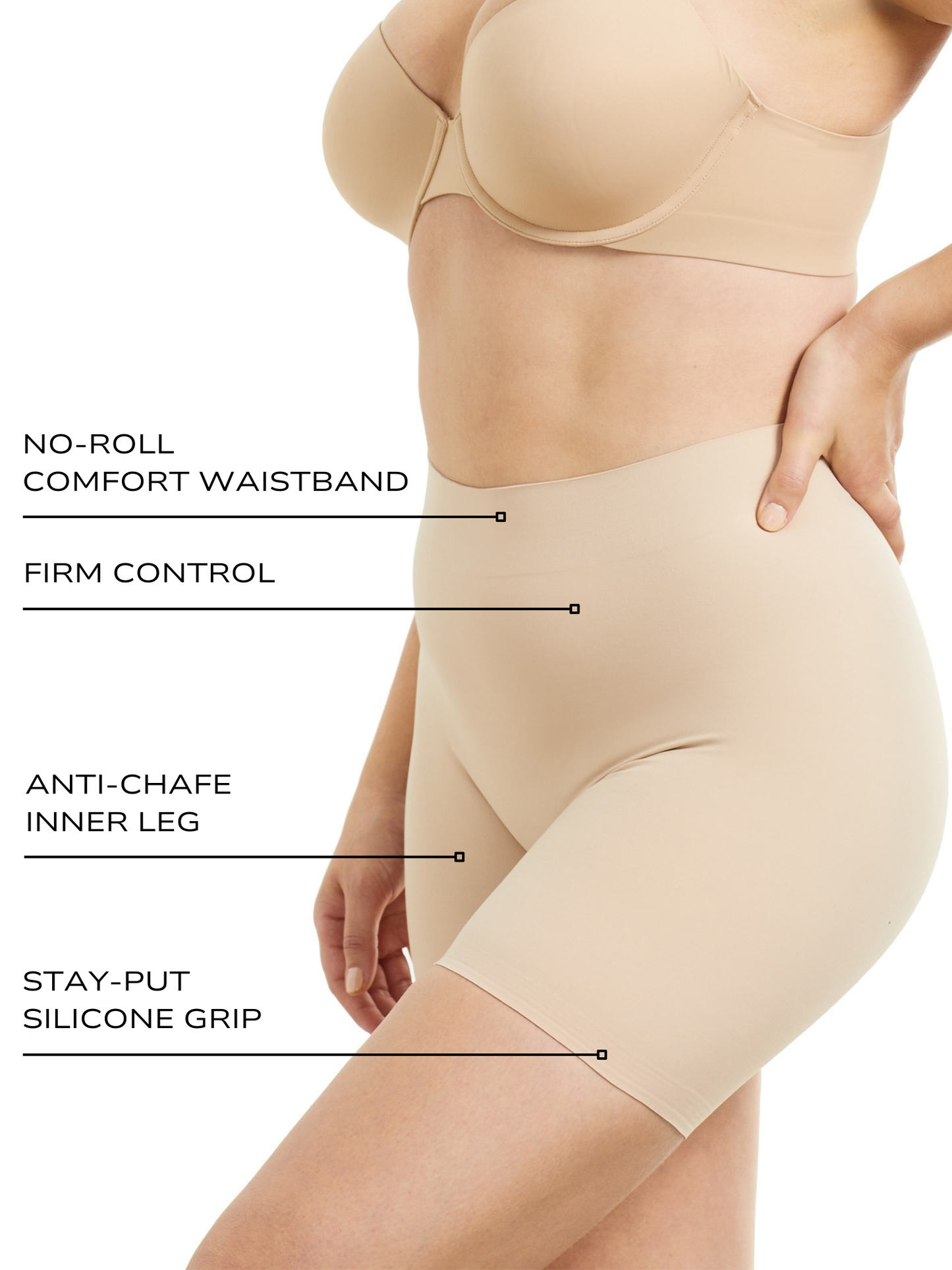 Sleek Essentials Mid-Thigh Shaping Short