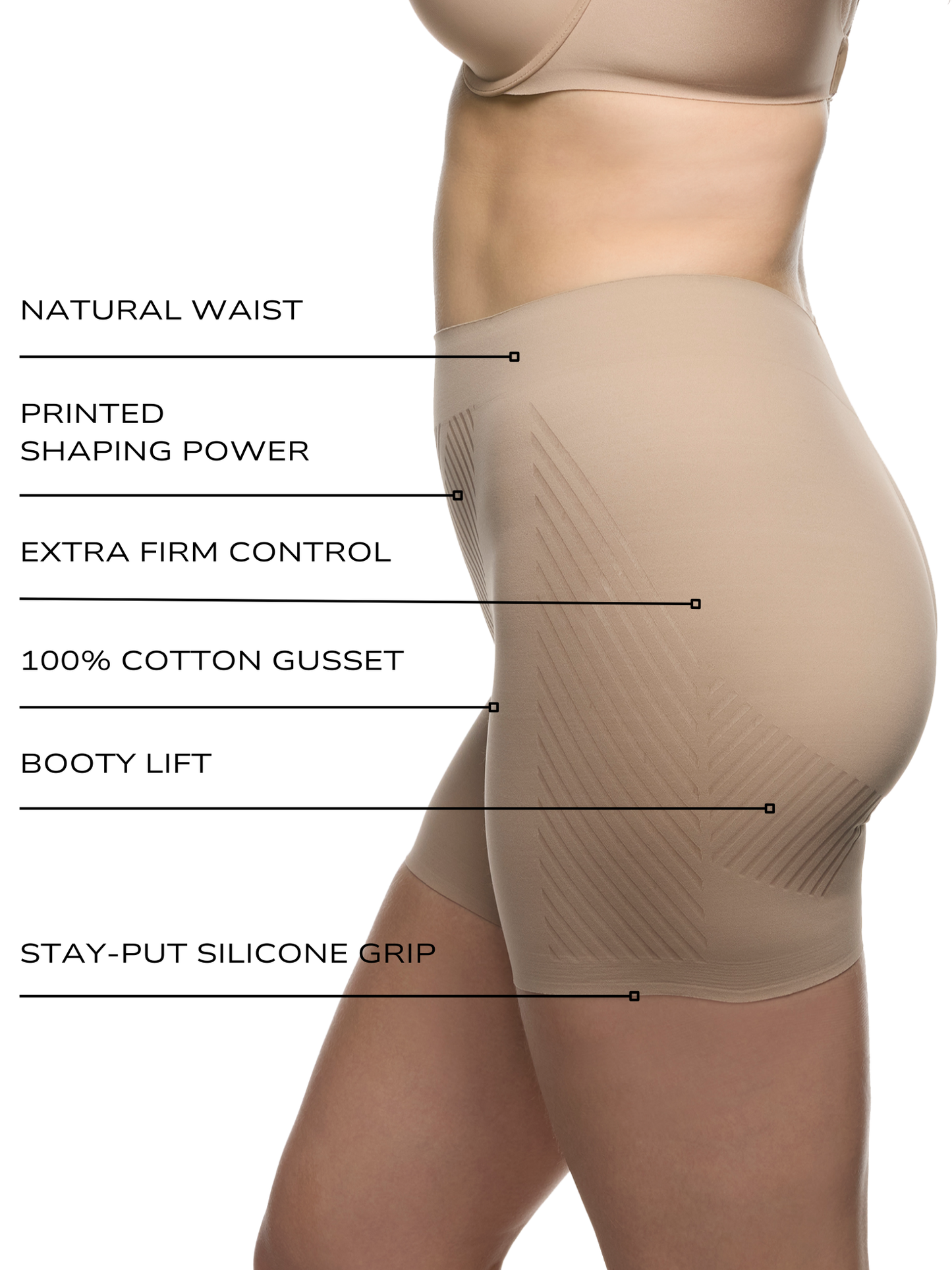 Iconic Core® Mid-Thigh Booty Lift Shaping Short