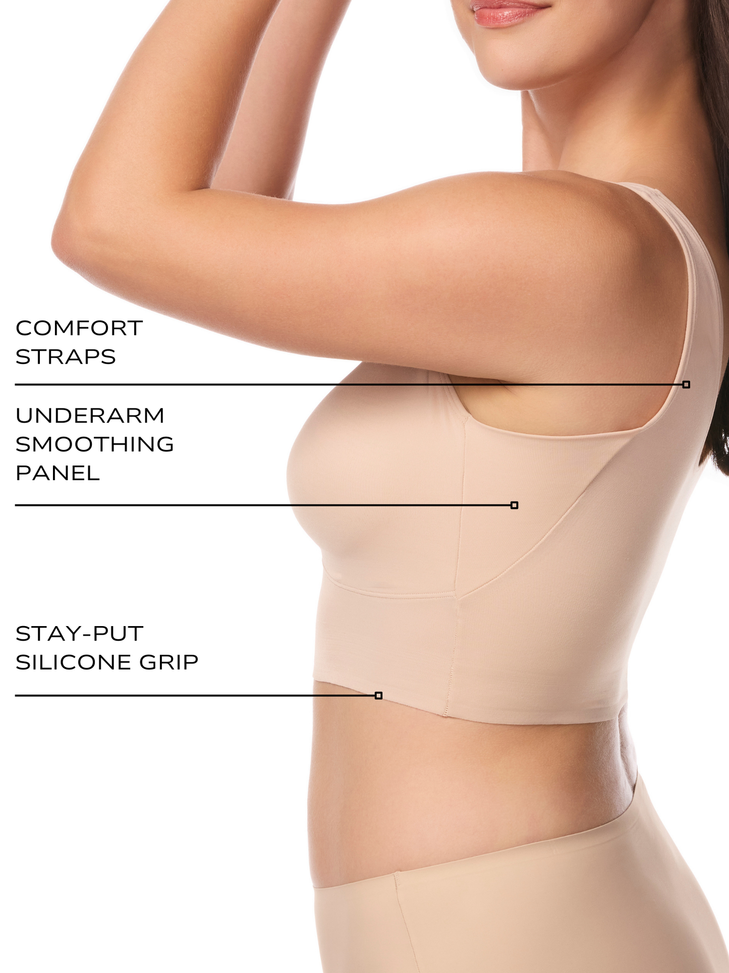 No Side Show® Shaping Bralette