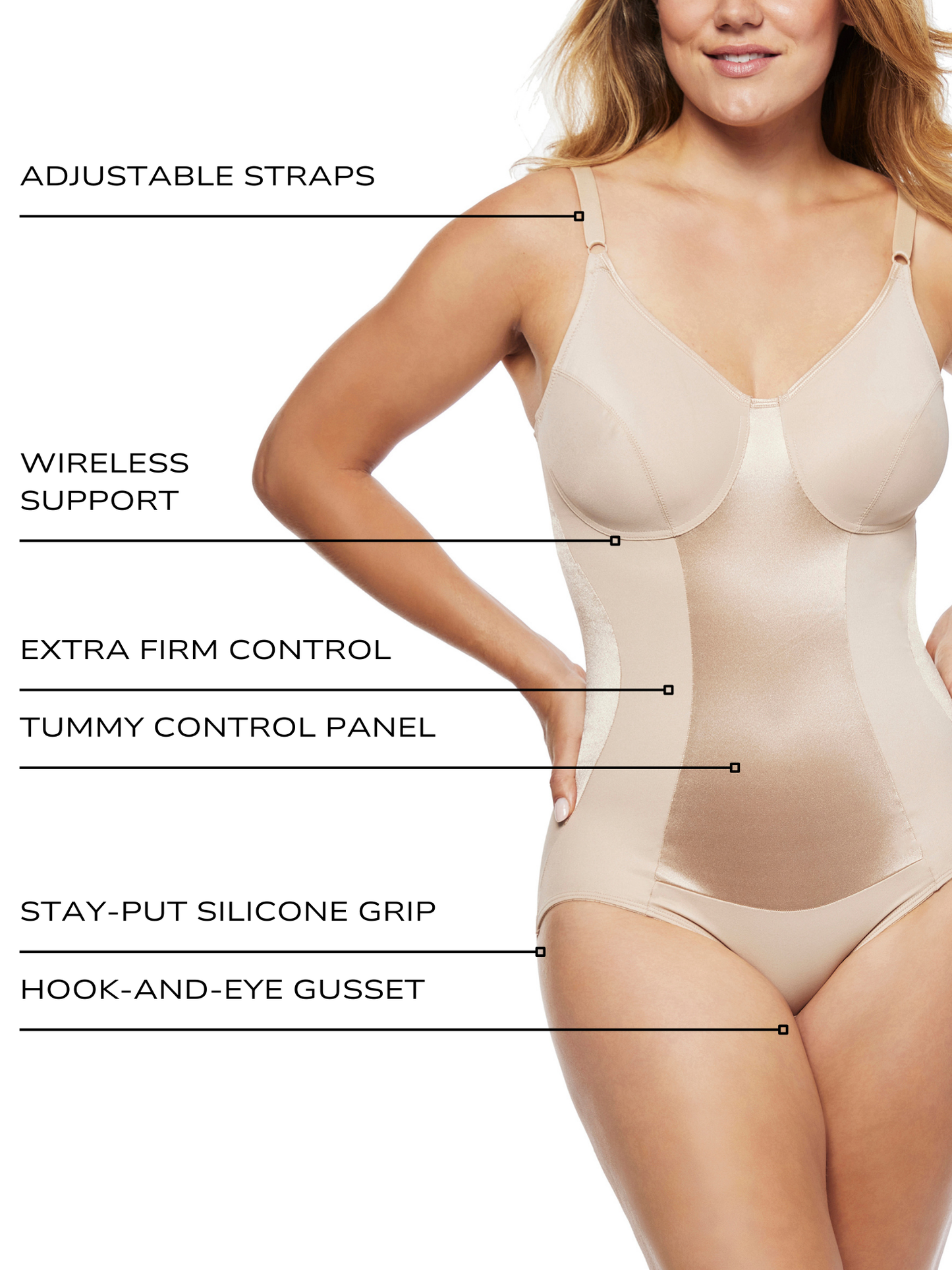 Extra Firm Wireless Shaping Bodysuit