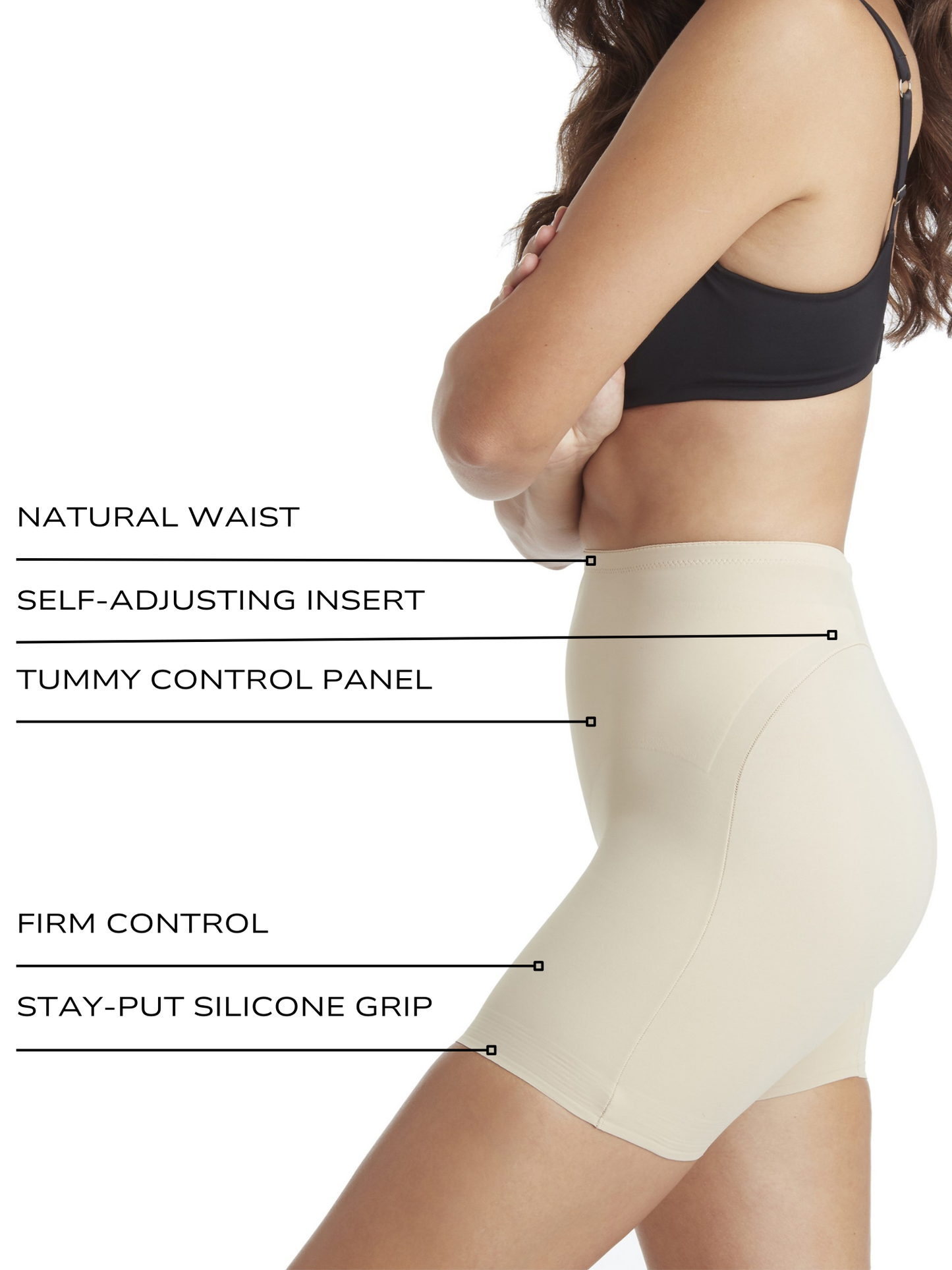 Adjusts-to-You Mid-Thigh Shaping Short