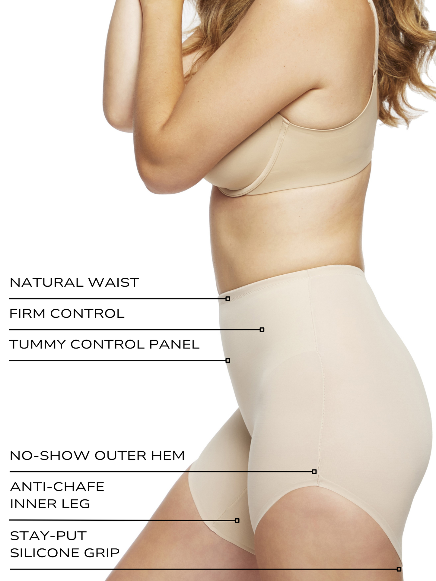 Sidekick Slanted Hem Shaping Short