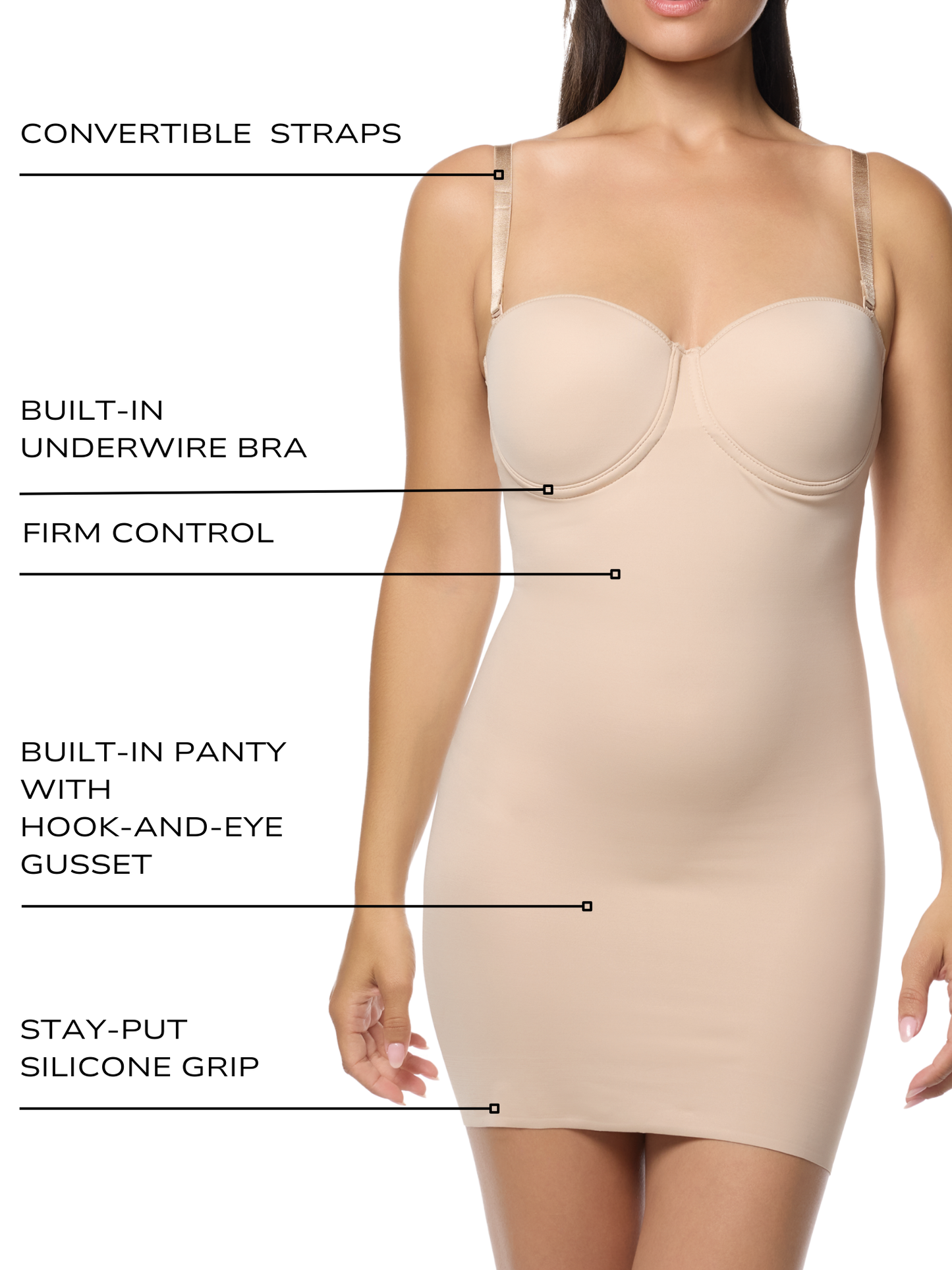 Luxe Shaping® Strapless Shaping Slip