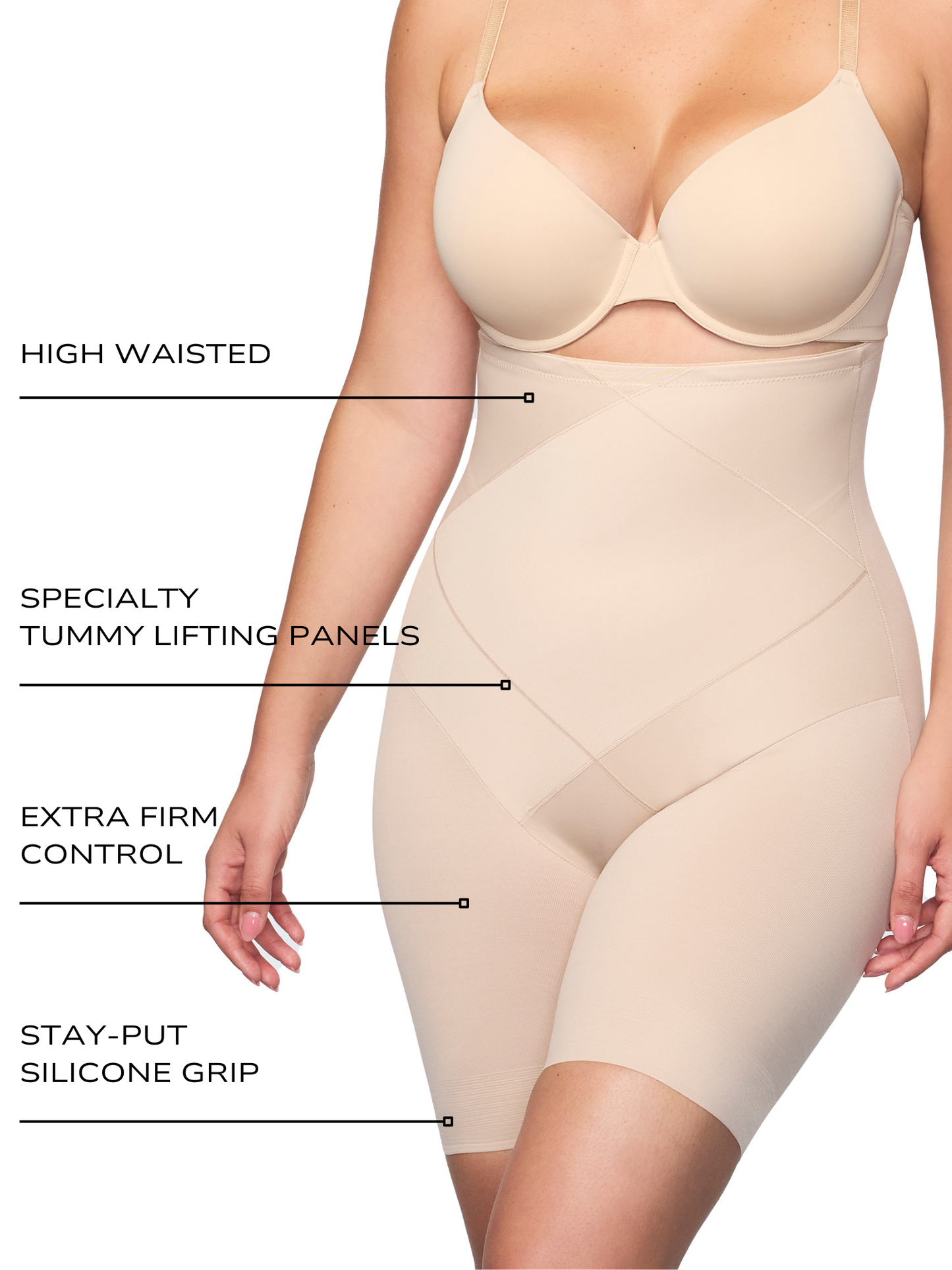 Tummy Tuck High-Waist Thigh Slimmer