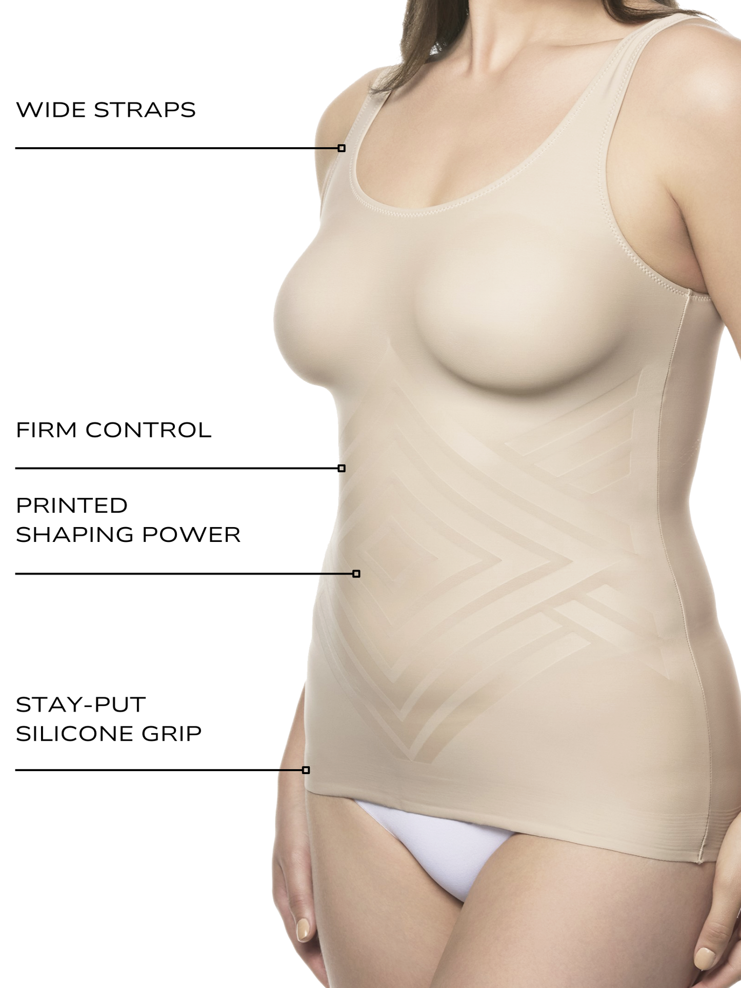 Shaping Tank with LYCRA FitSense® print technology