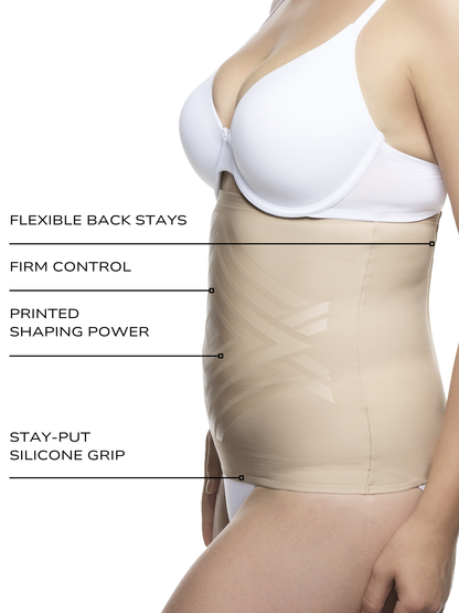 Step-In Waist Cincher with LYCRA FitSense® print technology