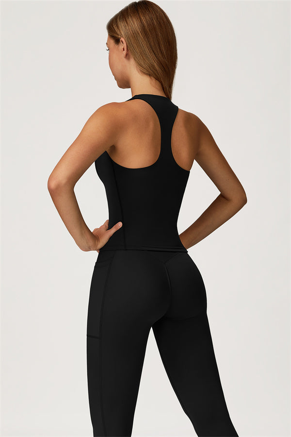 The Glacier Crop Tank Leggings 2-Piece Set