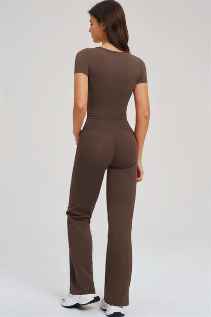 The Sizzle T-shirt Flared Leggings 2-Piece Set
