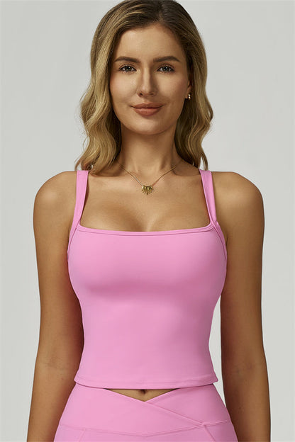 The Flourish Crop Tank Flared Leggings 2-Piece Set