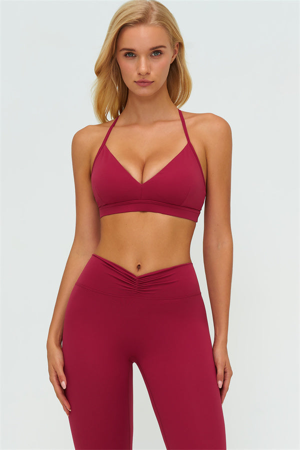 The Lushness Y-Back Sports Bra Leggings 2-Piece Set