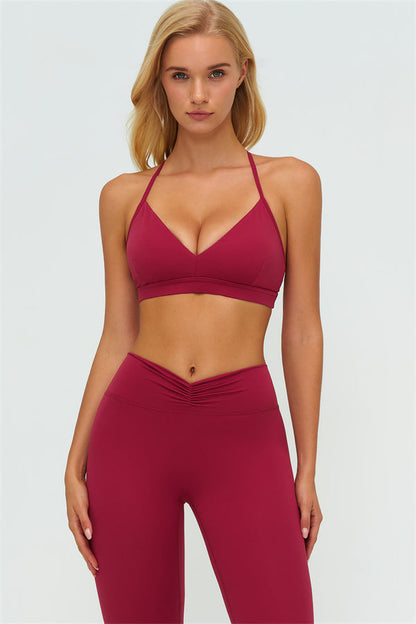 The Lushness Y-Back Sports Bra Leggings 2-Piece Set