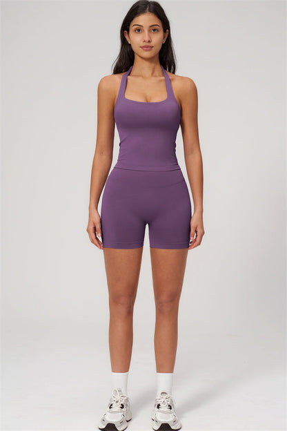 The Empower Halter Crop Top