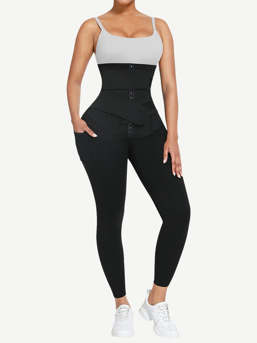 Butt-Lifting Hook-Waist Pocket Yoga Leggings