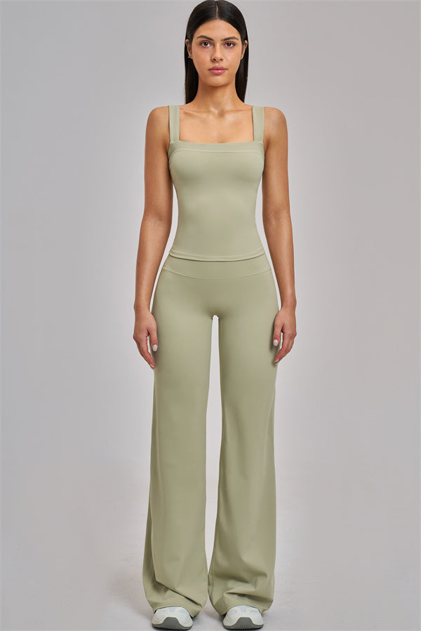 The Swoon Tank Top Flared Leggings 2-Piece Set