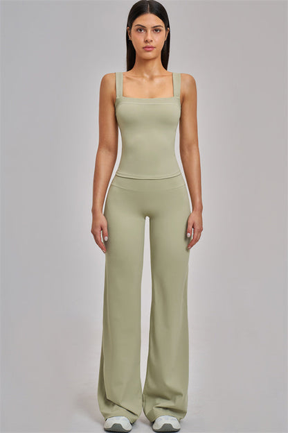 The Swoon Tank Top Flared Leggings 2-Piece Set