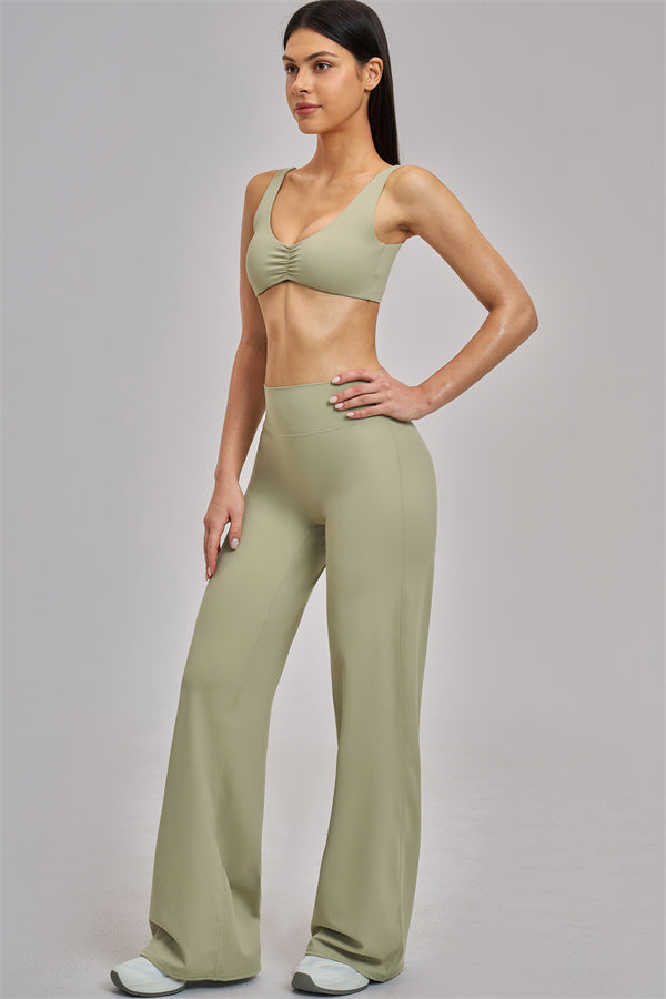 The Swoon Sports Bra Flared Leggings 2-Piece Set