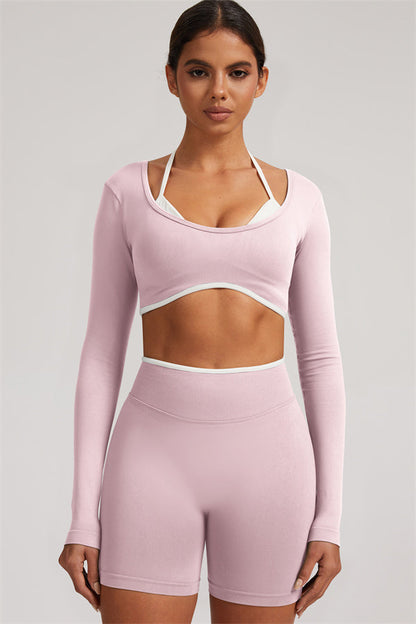 The Elevate Long Sleeve Crop top