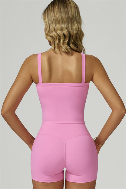The Flourish Crop Tank Shorts 2-Piece Set