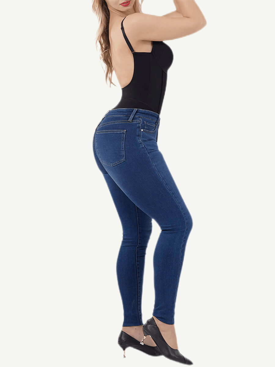 Back U-Design Compression Shapewear with 5 Steel Bones