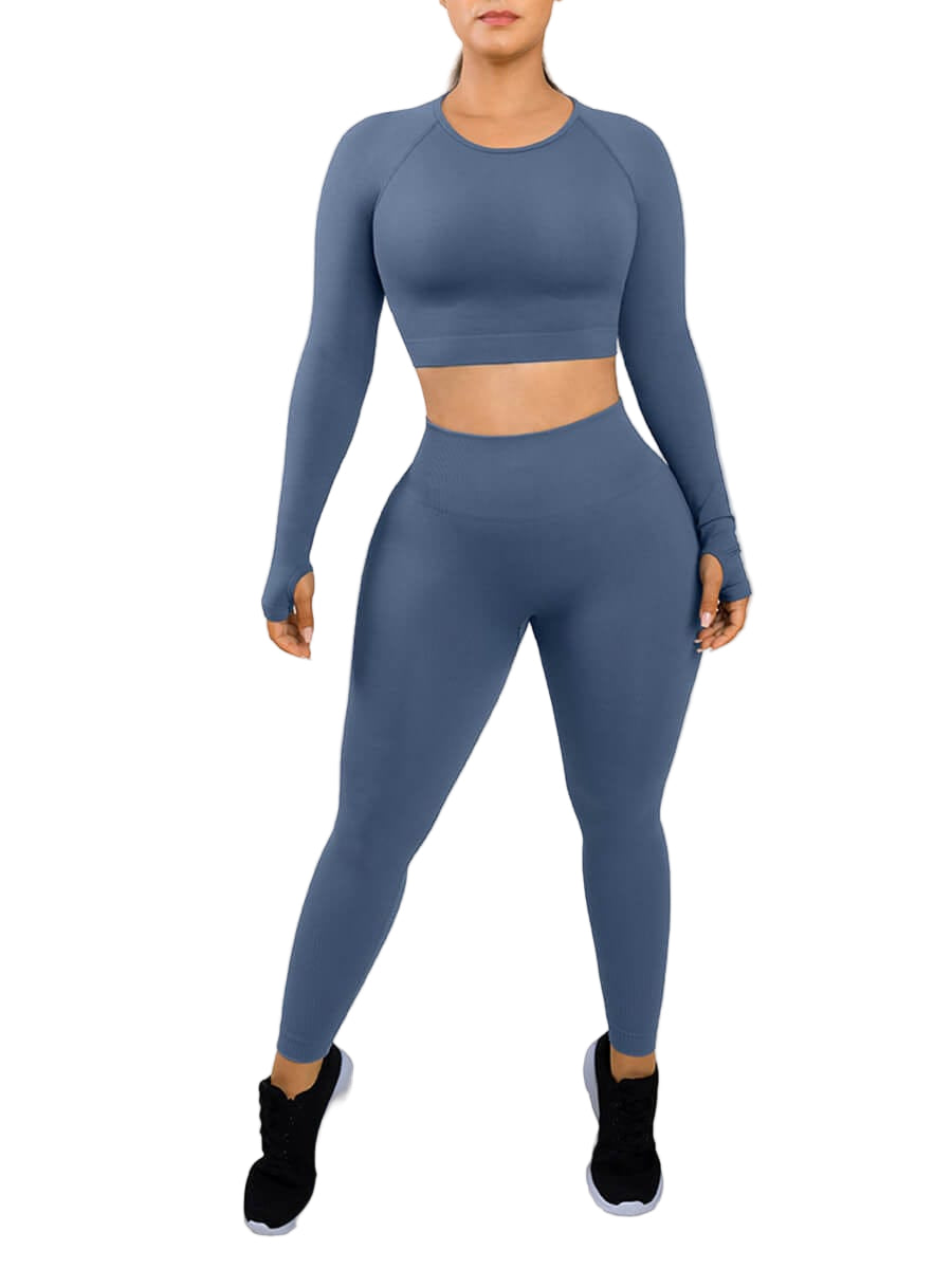 Wholesale🌿Eco-friendly 3D Printing Thumbhole Seamless Sportswear