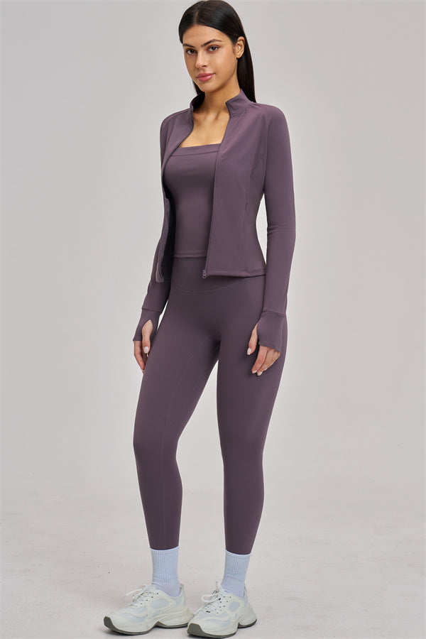 The Swoon Jacket Tank Top Leggings 3-Piece Set