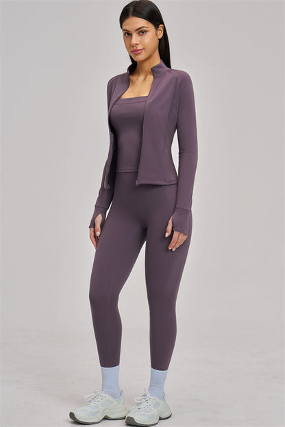 The Swoon Jacket Tank Top Leggings 3-Piece Set