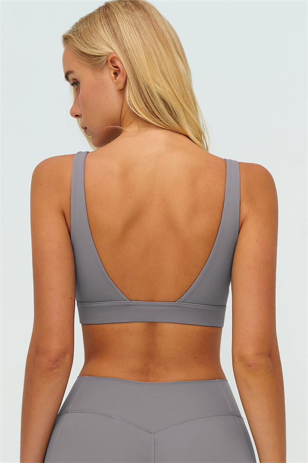 The Lushness V-Back Sports Bra Shorts 2-Piece Set
