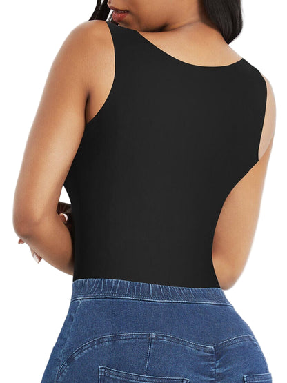 Wholesale Fake Two-piece Traceless Tummy Control Onesie