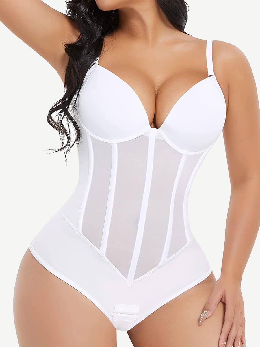 Back U-Design Compression Shapewear with 5 Steel Bones