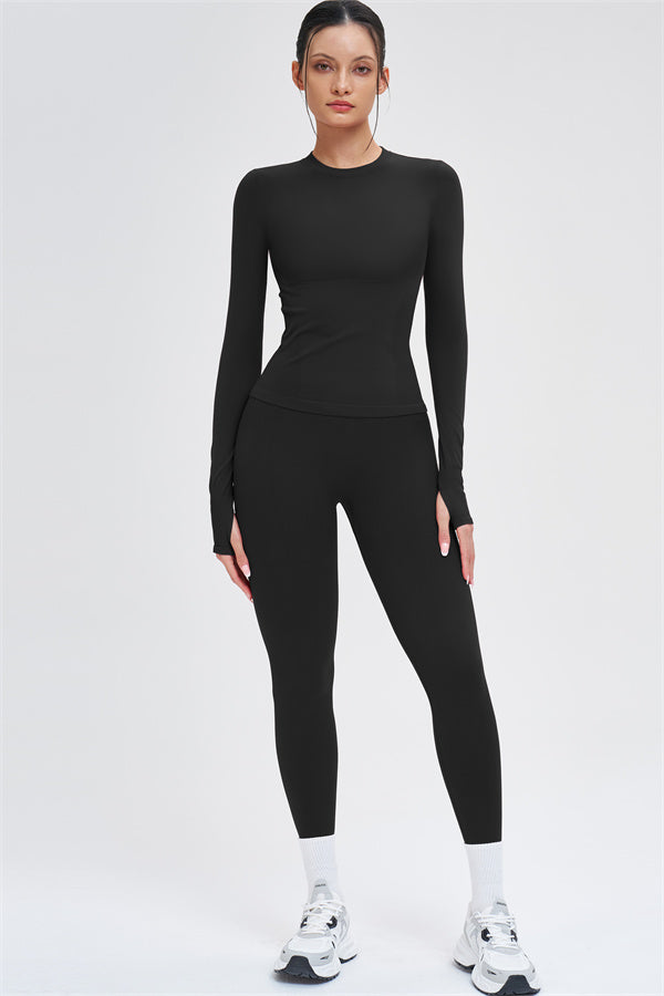 The Whim Long Sleeve T-shirt Leggings 2-Piece Set