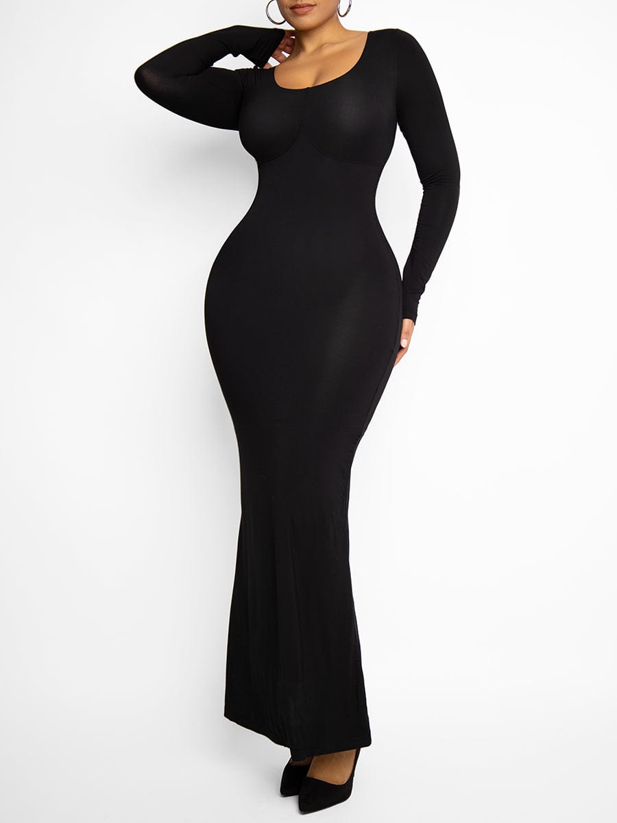 Light-Shaping Tummy Control Built-In Shapewear Dress