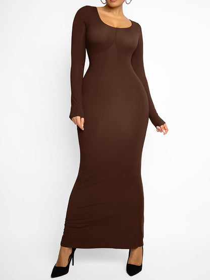 Light-Shaping Tummy Control Built-In Shapewear Dress