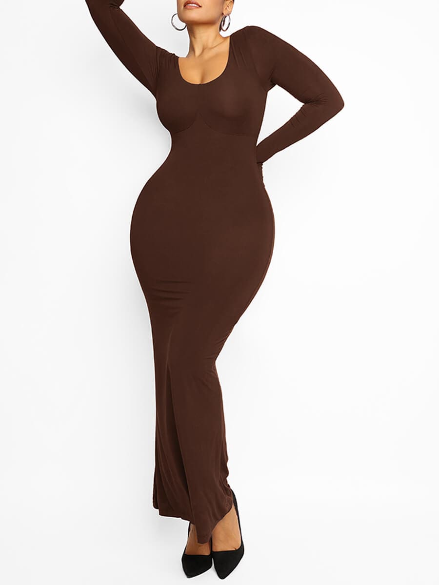 Light-Shaping Tummy Control Built-In Shapewear Dress