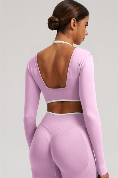 The Elevate New Long Sleeve Crop top
