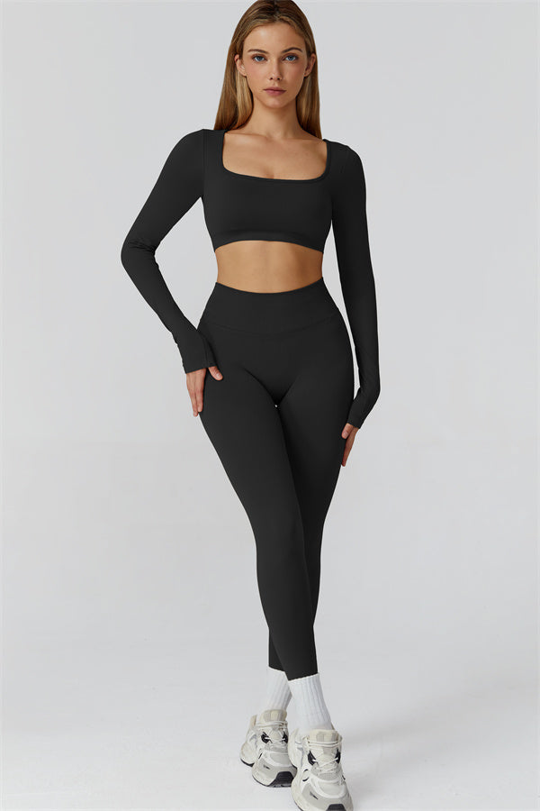 The Reign Long Sleeve Crop Top