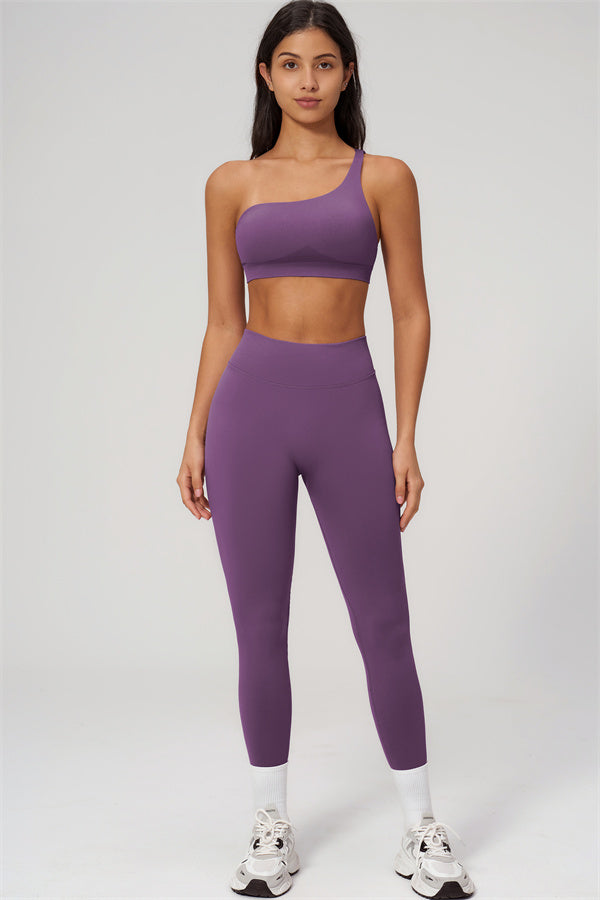 The Empower One-Shoulder Sports Bra Leggings 2-Piece Set