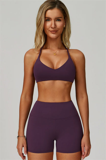 The Bold Cross Back Sports Bra