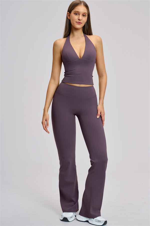 The Zestful Tank Top Flared Leggings 2-Piece Set