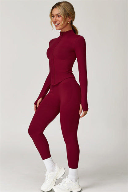 The Delight Jacket Sports Bra Leggings 3-Piece Set