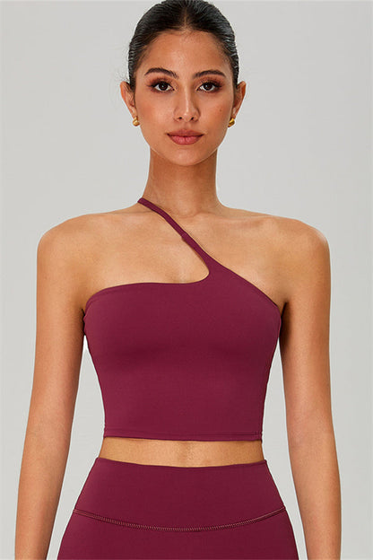 The Jewel One-Shoulder Crop Top
