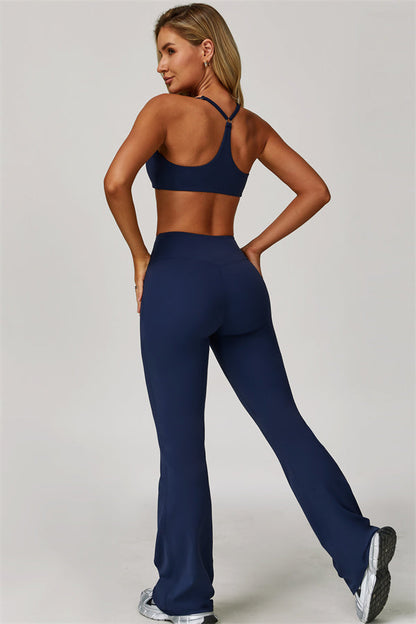 The Refresh Sports Bra Flared Leggings 2-Piece Set