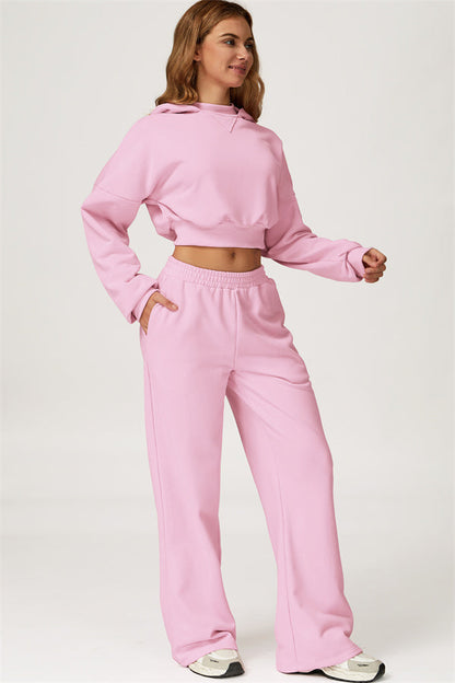 The Axis Crop Hoodie
