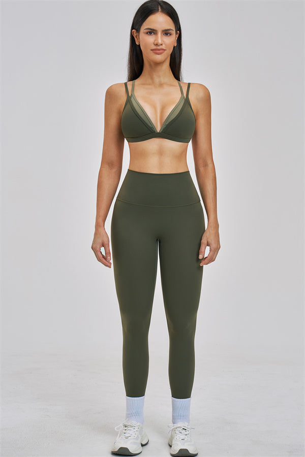 The Seraphine Layered V Sports Bra