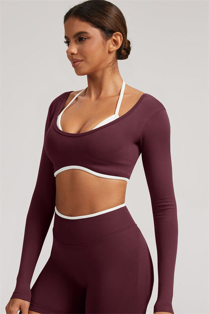 The Elevate Long Sleeve Crop top